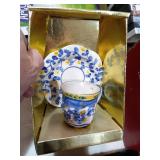 Princess House tea cup and dish, decorating