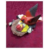 Red & Blue Birds on Nest Plastic w/ Sound Box