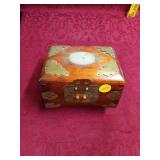 Small Asian Style Jewelry Box w/  9/11 Remembrance