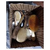 Assorted Vintage Hair Brushes, Combs, Mirrors Etc