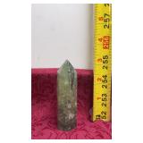 3 1/2 Green Rudalated Crystal Point Stone