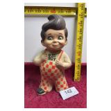 6 inch Rubber Big Boy Fugurine Bank