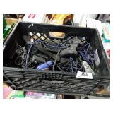 Crate Full of Wires & Controllers for Games
