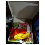 Vintage Barbie Doll Case & Dolls w/ Clothes