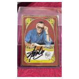 Gold Toned Stan Lee Card-  Stan Lee Signed w/