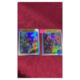 2 1990 Marvel Comic Vending Stickers -Wolverine