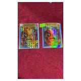 2 1990 Marvel Comic Vending Stickers -Mr Marvel