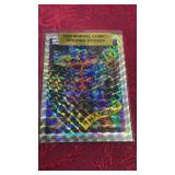 2 1990 Marvel Comic Vending Stickers - Thanos