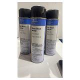 7 Cans Flat Black BD1204 Paint