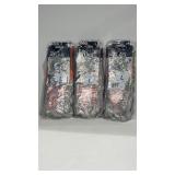 3 Bundles 4 Pks Gardening Gloves sz L