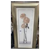 Framed Flower in Vase Picture