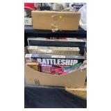 Box of Board Games & Other Games