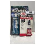 Goop Contact Adhesive Sealant & JB Super Weld bond