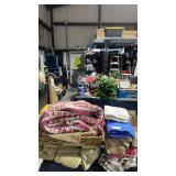 3 Blankets and Assorted Bath Towels