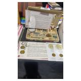 2 Sacajawea Necklaces & Jewelry Box w/ Angel