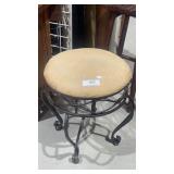 Brown & Tan Vanity Chair