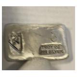 .999 3 OZ HAND POURED NEVADA BAR