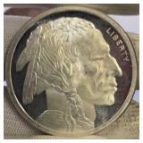 .999 1 oz SILVER STRIKE, Buffalo Head Nickel Motif