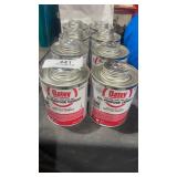 2 lots of 4  Cans of Oatey All Purpose cement