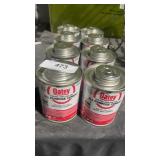 8 cans of Oatey Multi Purpose Cement