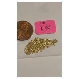 1.00  Grams of Natural Alaskan Gold Nuggets/Smalls