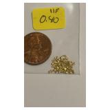 0.40  Grams of Natural Alaskan Gold Nuggets/Smalls