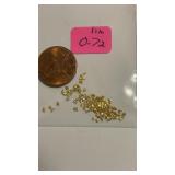 0.72  Grams of Natural Alaskan Gold Nuggets/Smalls