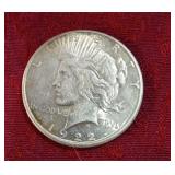 1922 S Peace Silver $1 Dollar Coin