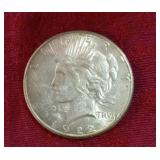 1922 S Peace Silver $1 Dollar Coin