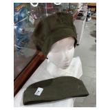 2 Military Green Hats New