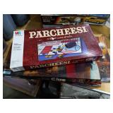 3 Vitnage Board Games- Parcheesi, Clue,