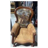 Brown Sued and Native American Print Sitting