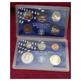 2001 Mint Proof Set 5 S Mint & 5 State Quarters