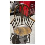 Antique Wooden Chair w/ Arm rest
