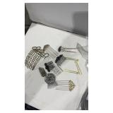 13 Vintage Ladies Fancy Hair Combs