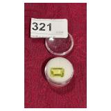 Yellow Cut Gem Stone