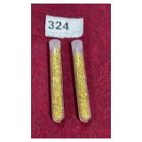 2 Vials of Gold Leaf Foil