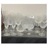 Mixed Style & Size Glasses 19 Total