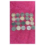 20 Indian Head Cents 1880-1909    As Is Coins