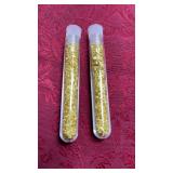 2 Vials of Gold Leaf Foil