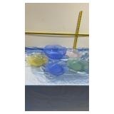 2 Large Glass Soup Cups & Large Glass Bowl & 4 2 Large Glass Soup Cups & Large Glass Bowl & 4