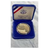 US Liberty Coin 1886-1986 One Dollar in Case US Liberty Coin 1886-1986 One Dollar in Case