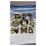 10 Assorted Sun Catchers - Enameled Plastic