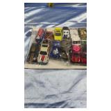 12 Preowned 1:16 Die Cast Cars & Toys