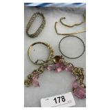 3 As Is Bracelets, 2 Watch Bands, As Is Necklace 3 As Is Bracelets, 2 Watch Bands, As Is Necklace
