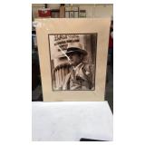 Matted Copy of Photo "Bonnie & Clyde" 1967 Warren Matted Copy of Photo "Bonnie & Clyde" 1967 Warren