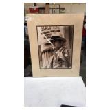 Matted Copy of Photo "Bonnie & Clyde" 1967 Warren