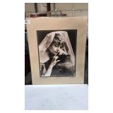 Matted Copy of Photo "A Screen Legend" 1922 Matted Copy of Photo "A Screen Legend" 1922