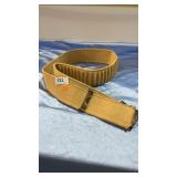 Texas Rangers Buckle on Bandoleer ammo belt Texas Rangers Buckle on Bandoleer ammo belt