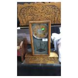Vintage Wood Mantle Clock No Key Wm L. Gilbert Vintage Wood Mantle Clock No Key Wm L. Gilbert